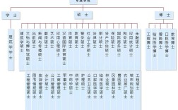 學位的排列順序 從低到高
