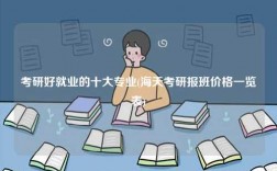 考研好就業的十大專業(海天考研報班價格一覽表)