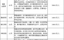 藝考培訓班收費