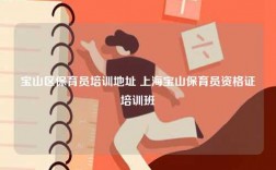 寶山區(qū)保育員培訓(xùn)地址 上海寶山保育員資格證培訓(xùn)班