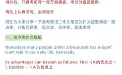 自考英語二作文萬能模板3篇