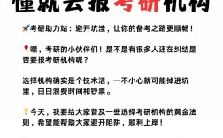 考研該不該報輔導班