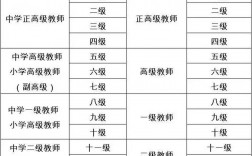 教師等級分為哪幾級