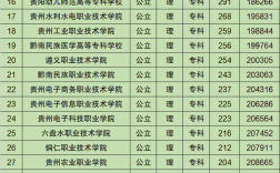 貴州專科學校排名(貴州雙一流大專排名)
