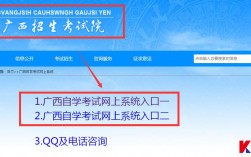 廣西自考網上系統