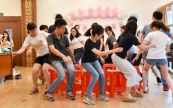 5分鐘團隊凝聚力游戲室內(nèi)