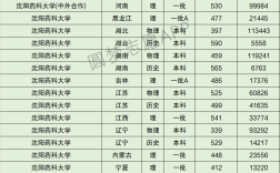 2024年沈陽藥科大學錄取分數線