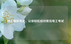 網上模擬考試，讓你輕松應對低壓電工考試