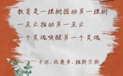 關于教育的唯美句子