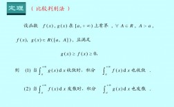 廣義積分的斂散性判斷