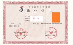 自考證有哪些