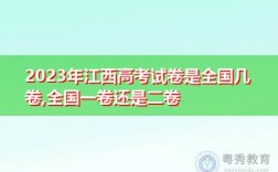 江西高考全國卷一卷還是二卷