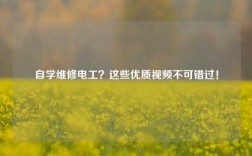 自學維修電工？這些優質視頻不可錯過！