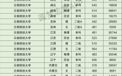 2024年云南財經大學錄取分數線
