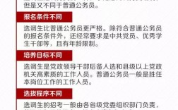 選聘生與選調生的區別(武漢定向選調生報考條件)