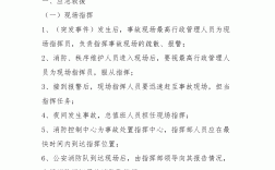 應急救援預案包括哪些內容