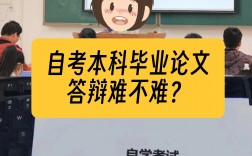 自考答辯難么