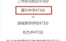 夏衍中學(xué)分?jǐn)?shù)線