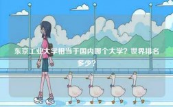 東京工業大學相當于國內哪個大學？世界排名多少？