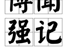 博聞強志是什么意思_近義詞_來源