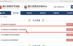 浙江省高校招生考試信息管理系統（附入口+流程）
