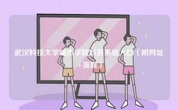 武漢科技大學(xué)城市學(xué)院教務(wù)系統(tǒng)入口（附網(wǎng)址+流程）