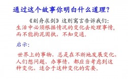 刻舟求劍的寓意