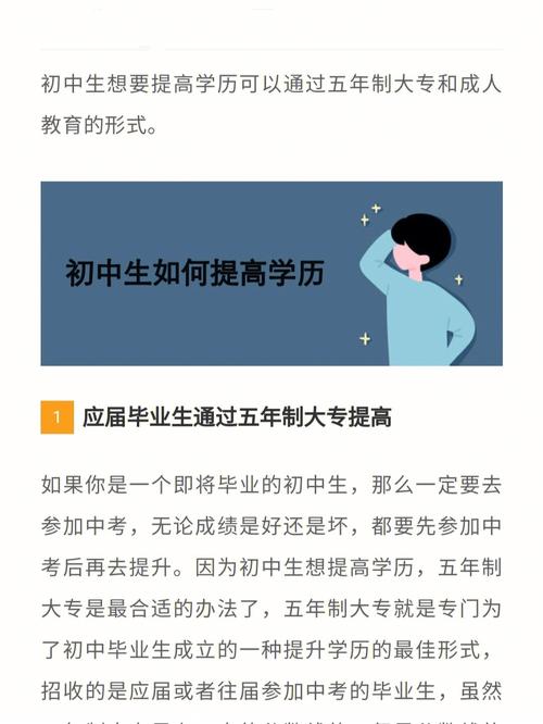 初中畢業可以提升學歷嗎-圖1