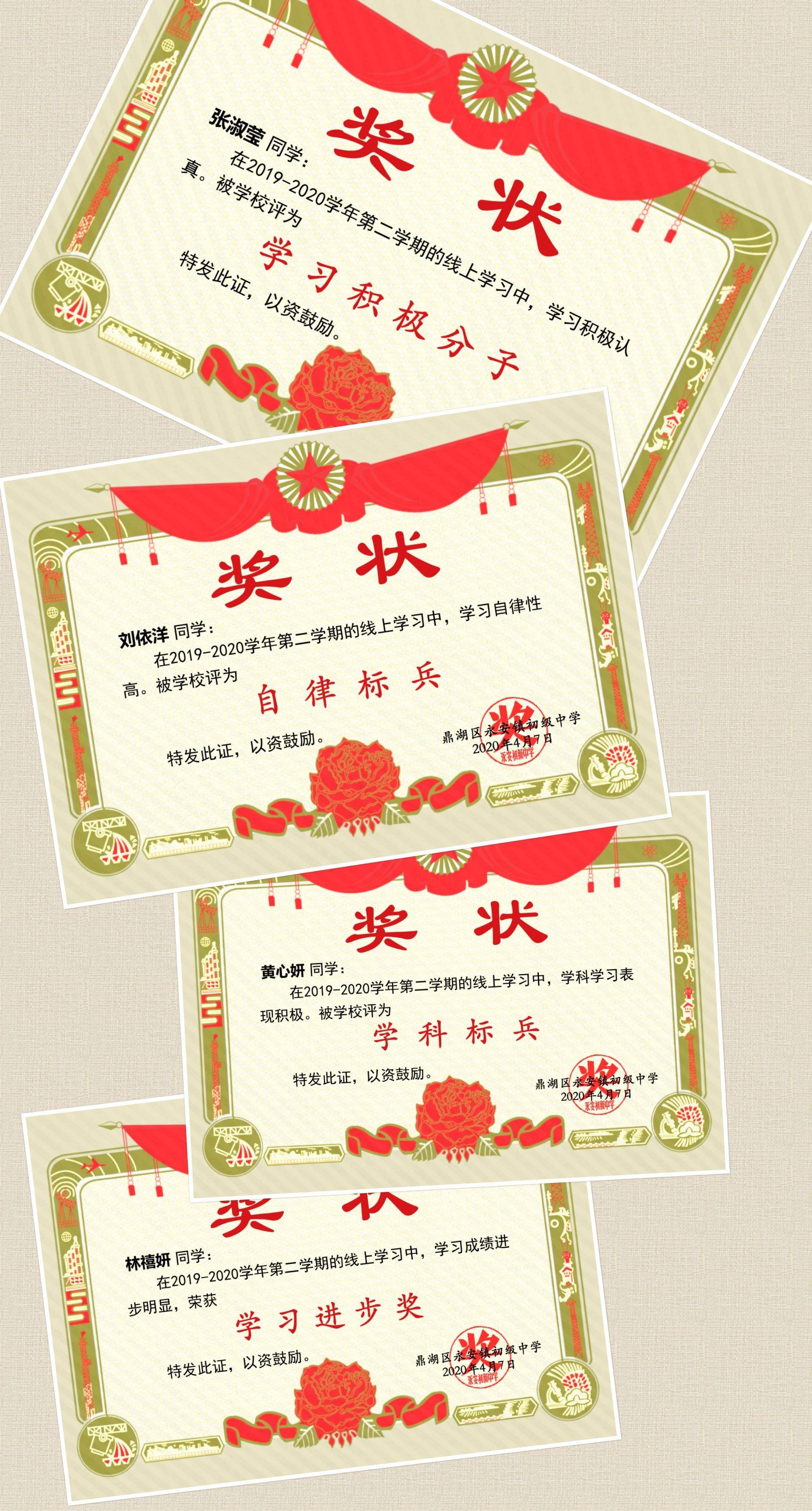 表揚學生的獎狀用語(獎狀上寫的表揚的話)-圖1