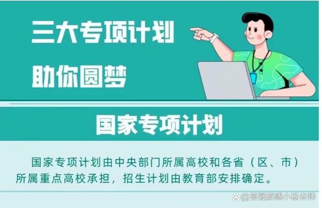 什么是國家專項計劃招生-圖1