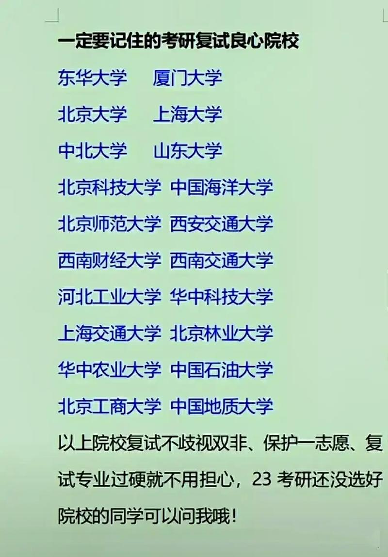 考研最不歧視的大學(xué)(考研容易撿漏的985大學(xué))-圖1