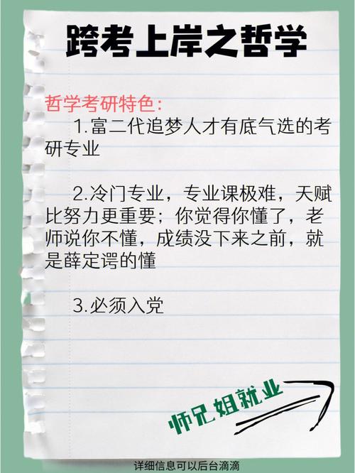 跨考哲學研究生難嗎(張雪峰建議女生跨專業(yè)考研)-圖1