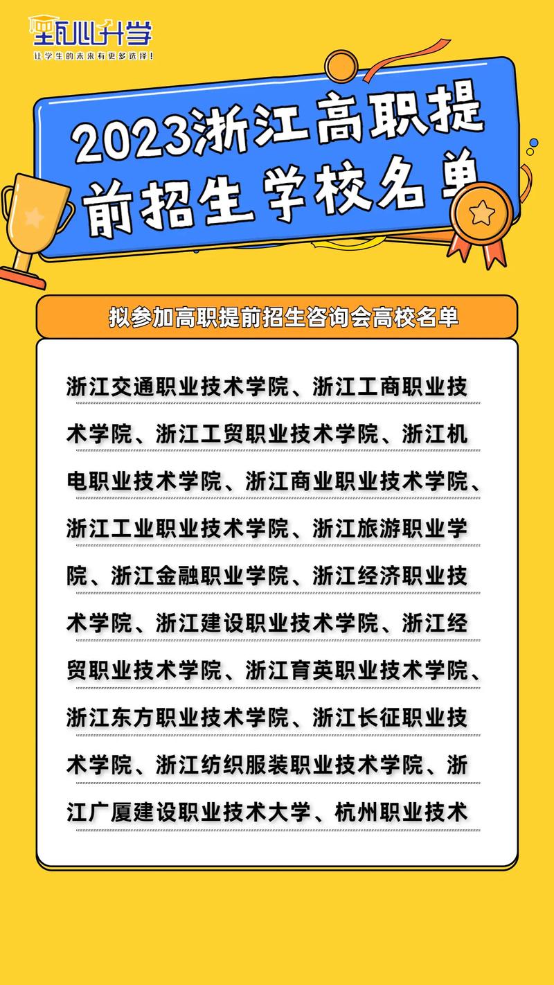 浙江高職提前招生(浙江職高對口大學一覽表)-圖1
