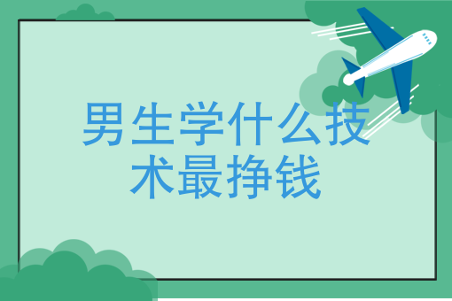 男生學(xué)什么技術(shù)最掙錢(18歲學(xué)什么技術(shù)好很迷茫)-圖1