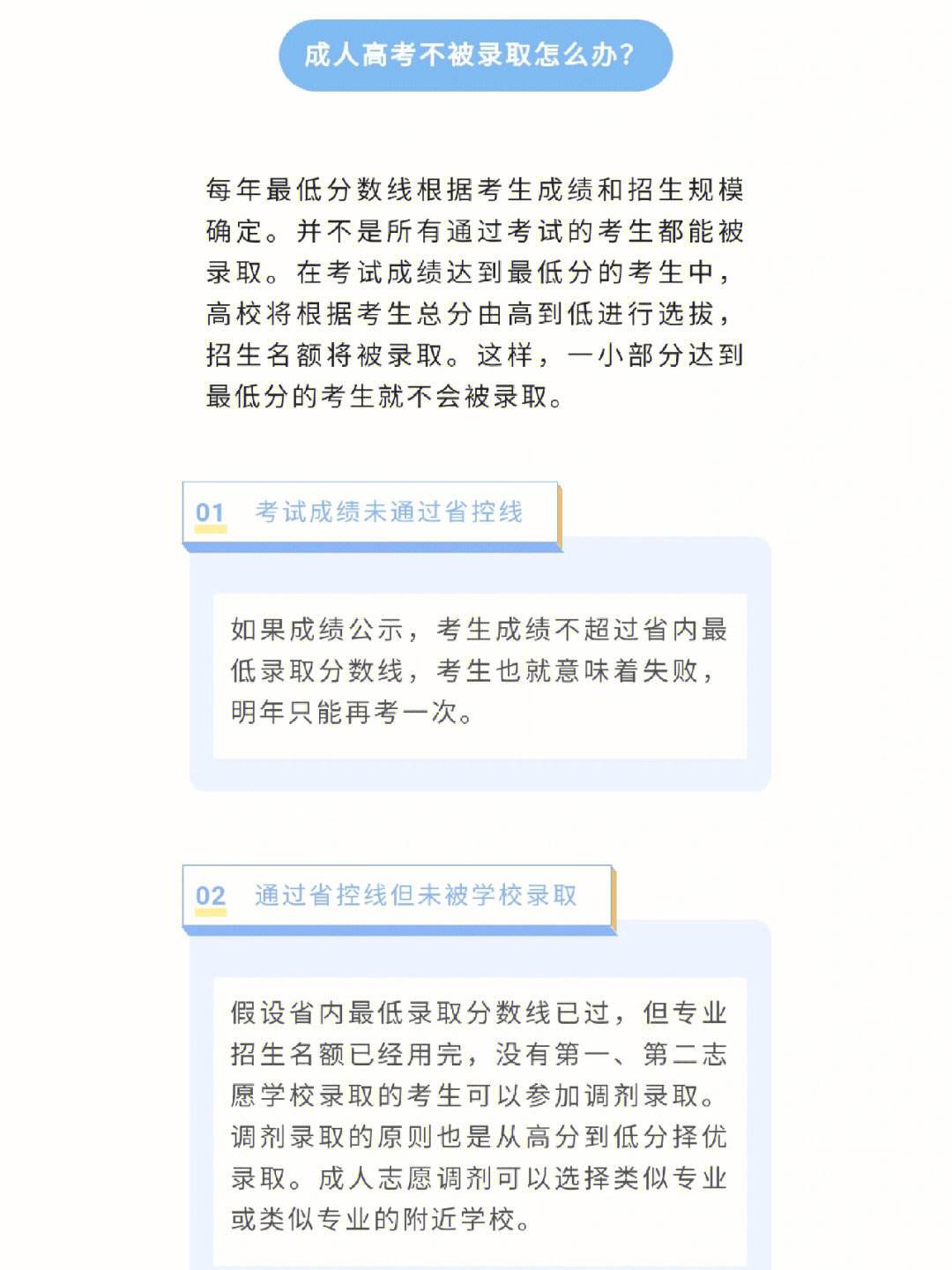 如果志愿全部不被錄取怎么辦(統招沒有被錄取怎么辦)-圖1