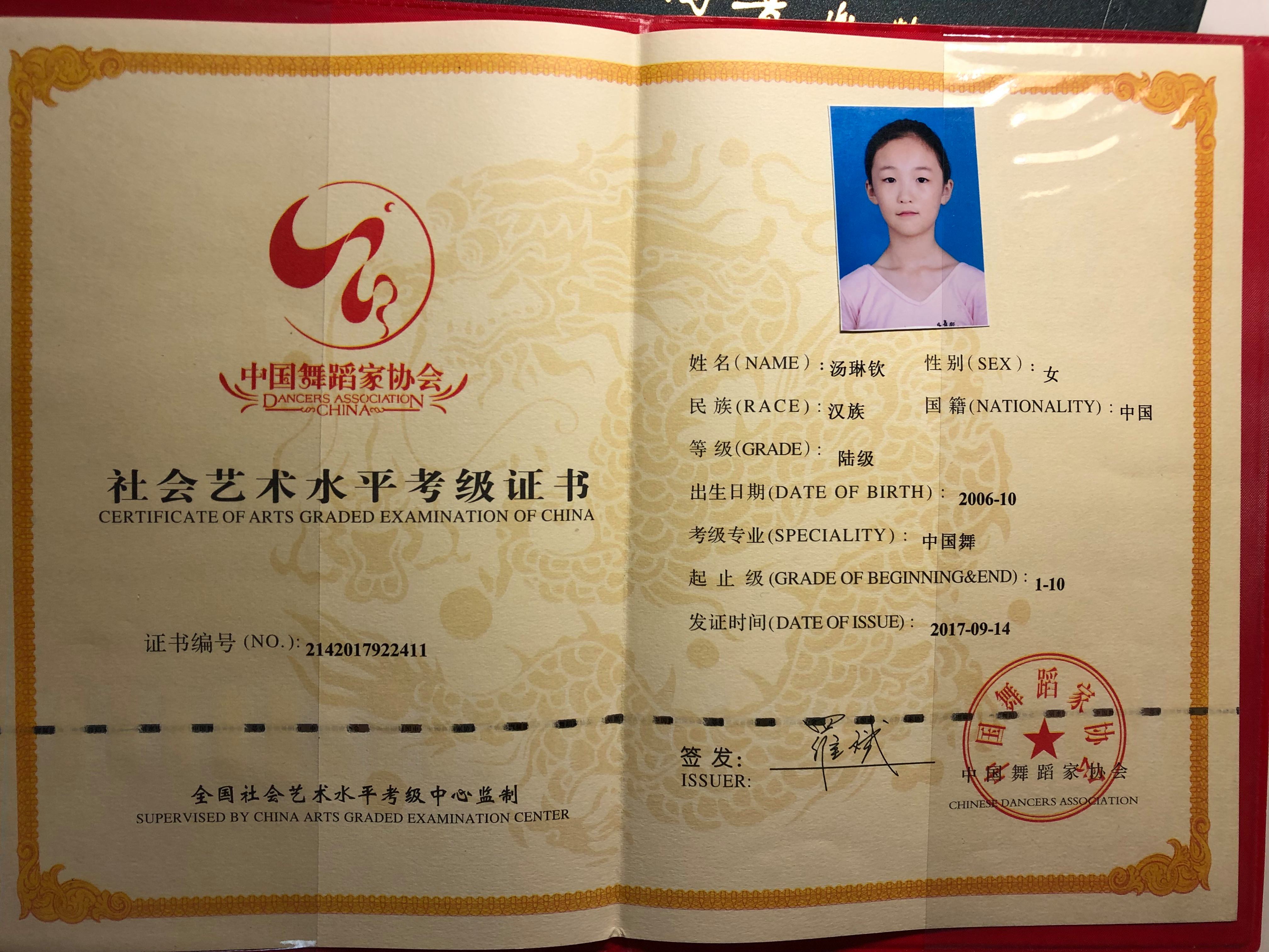 中國十大含金量證書舞蹈-圖1