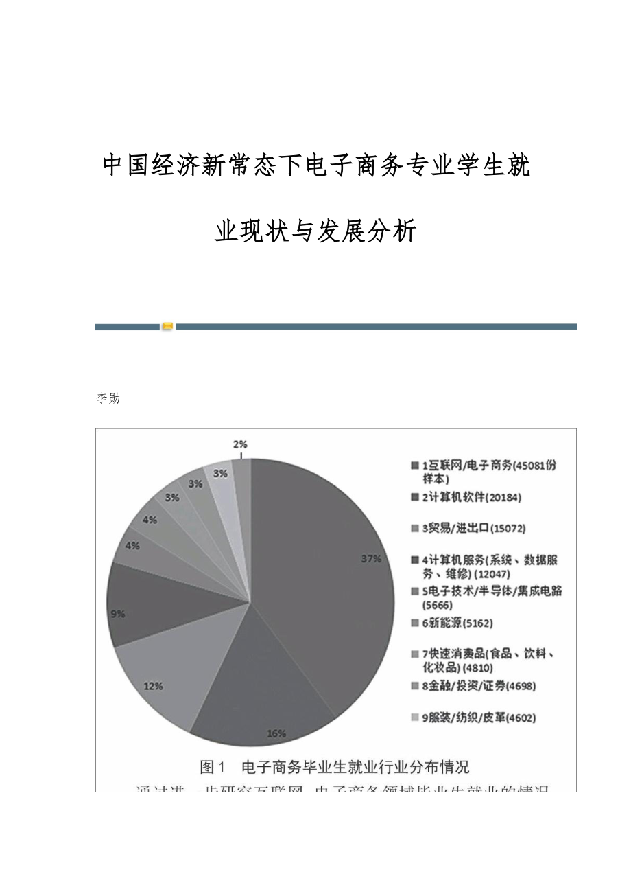 女生學電子商務就業前景(技校十大吃香專業)-圖1