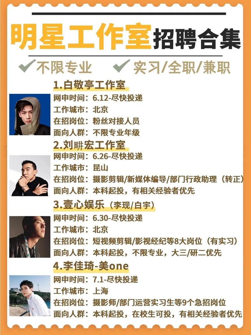 明星工作室都怎么招員工-圖1