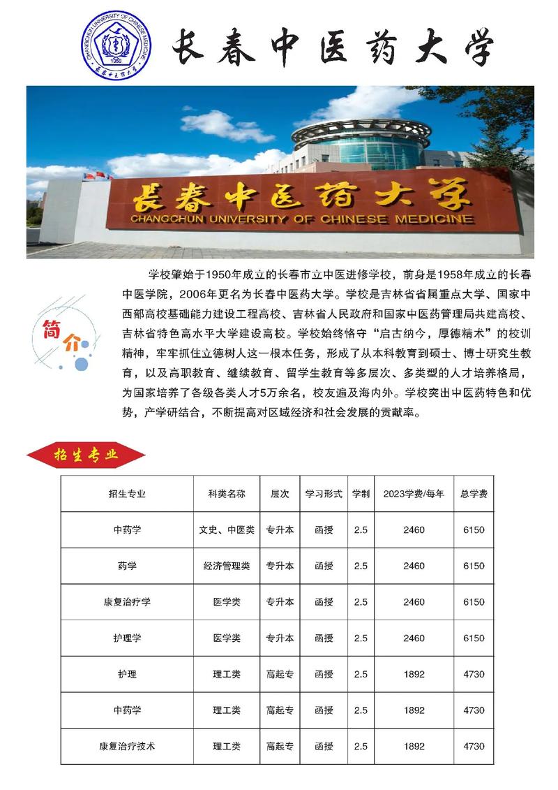 中醫(yī)藥大學(xué)成人教育招生簡(jiǎn)章-圖1