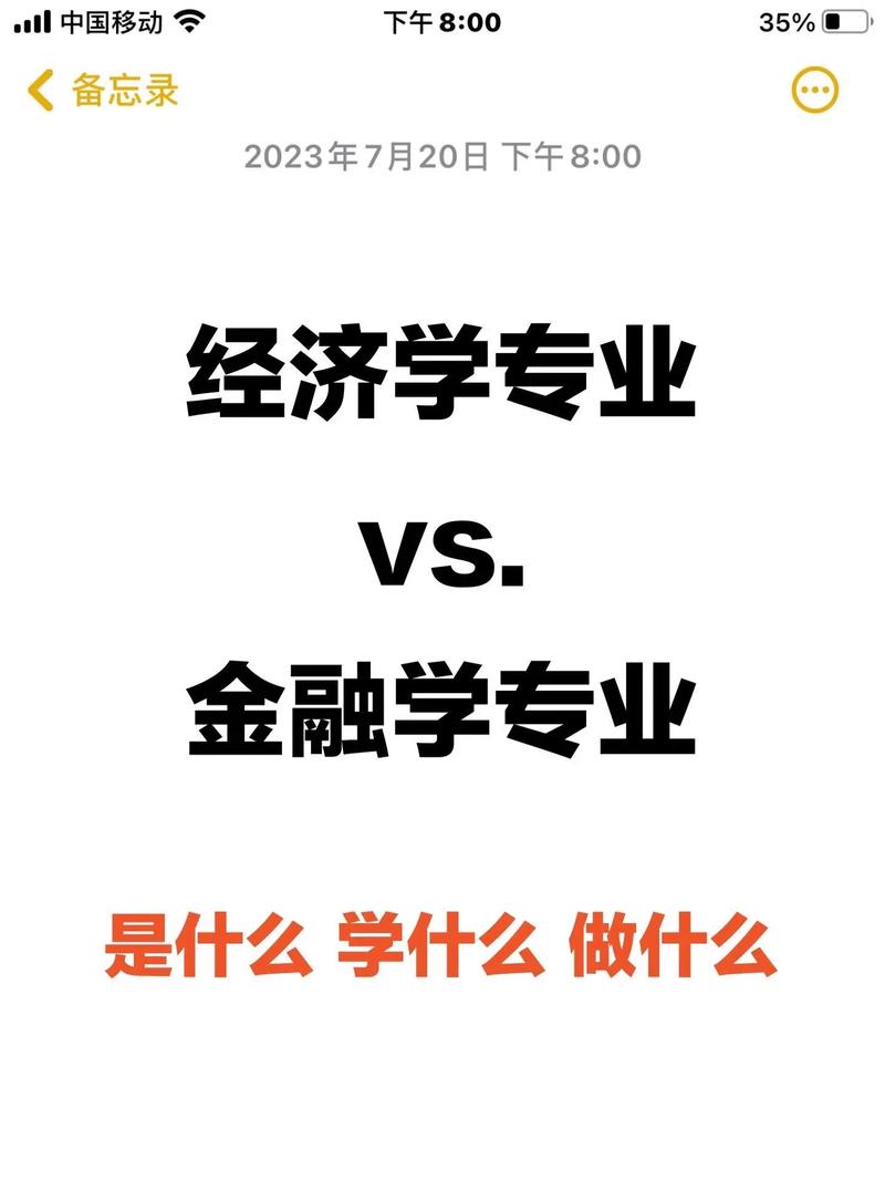金融學與經濟學有什么區別-圖1