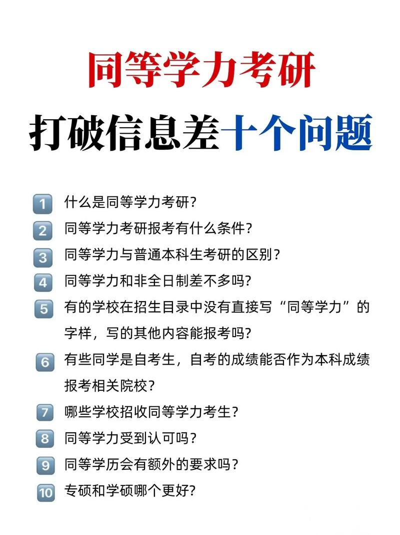 考研同等學力什么意思？-圖1