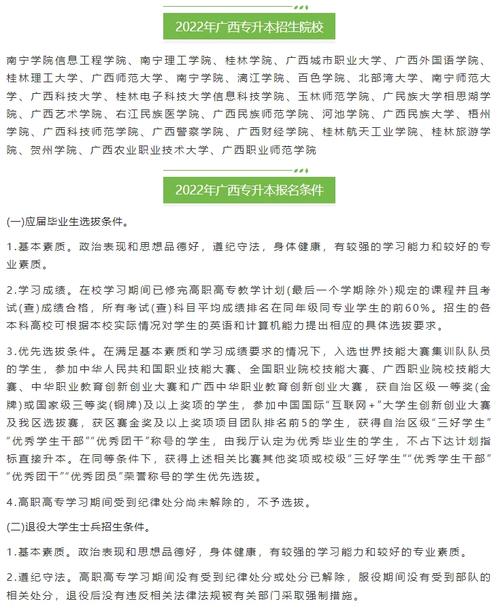 廣西專升本要什么條件-圖1