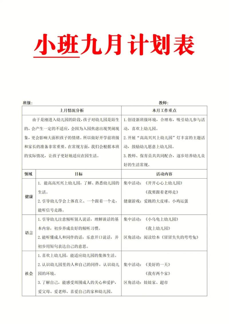 幼兒園一學期有幾個月-圖1