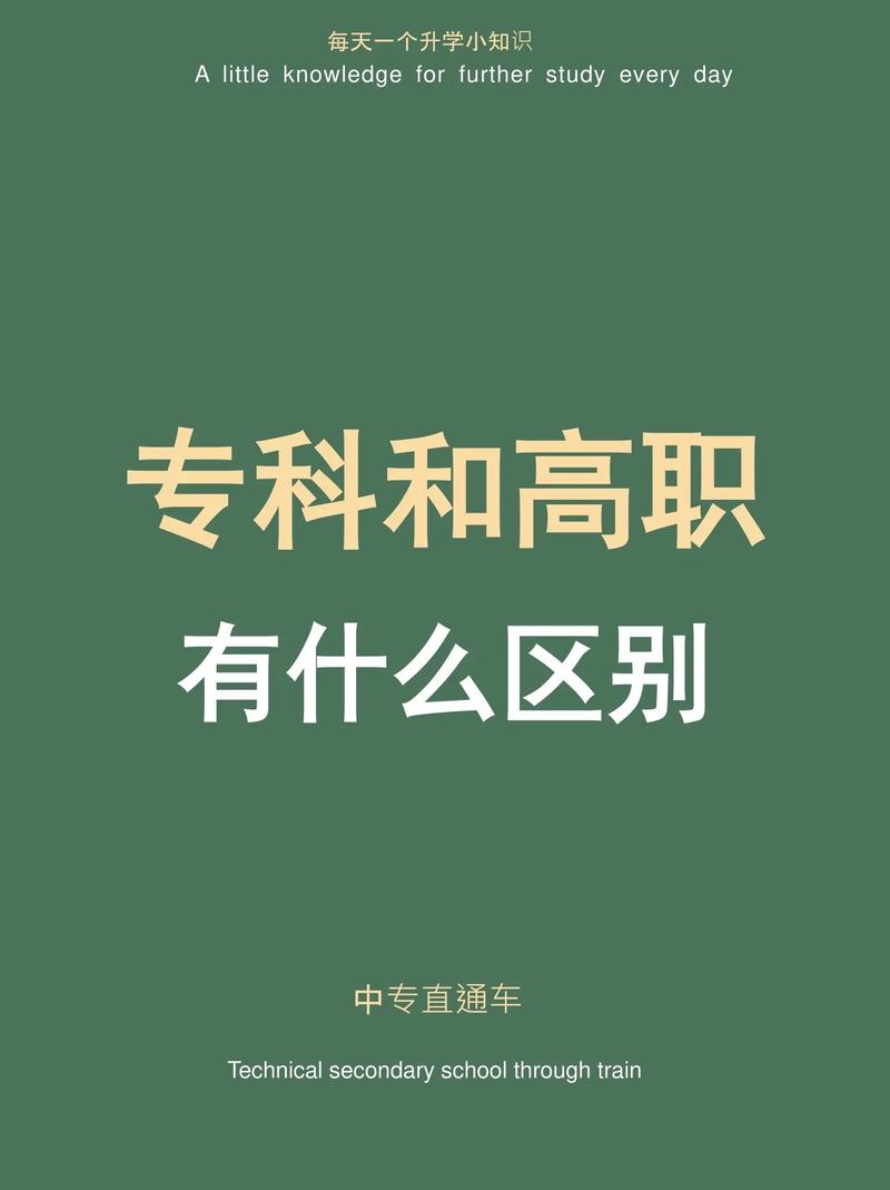 大專和高職有什么區別嗎-圖1