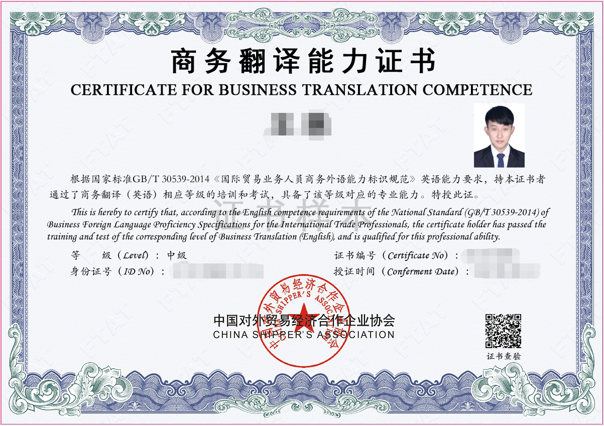 商務英語翻譯證書-圖1