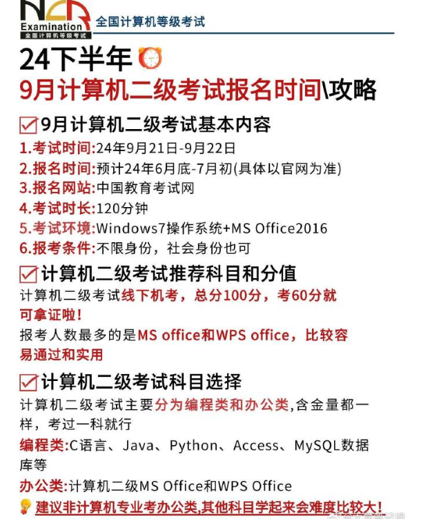 2024年9月計(jì)算機(jī)二級(jí)什么時(shí)候出成績（入口+查詢時(shí)間）-圖1