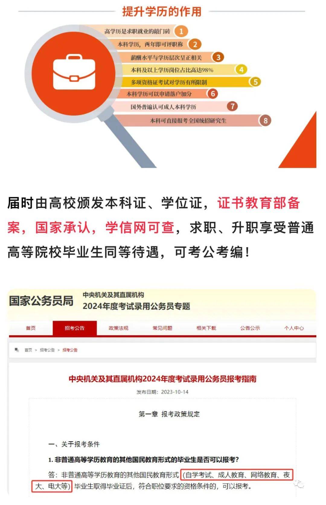 國(guó)家認(rèn)可提升學(xué)歷有哪些正規(guī)機(jī)構(gòu)-圖1