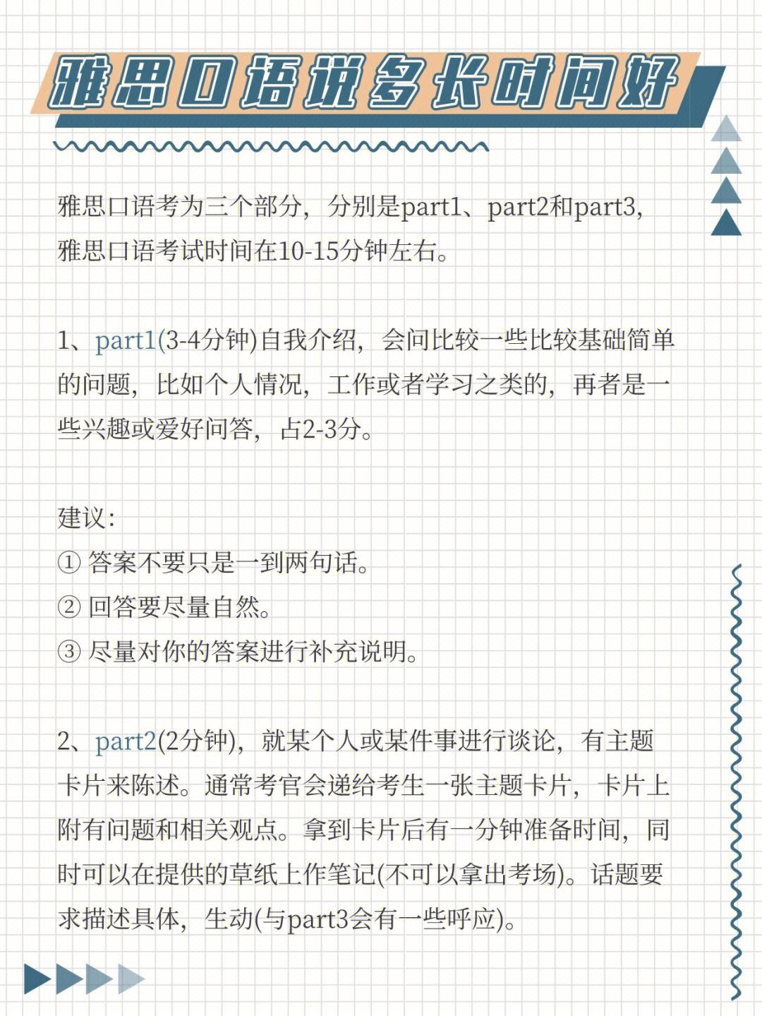 雅思口語part2要說多長時(shí)間-圖1