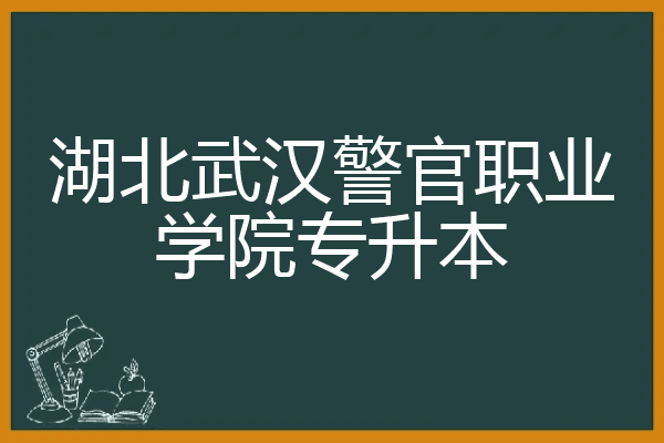 武漢警官職業學院專升本-圖1