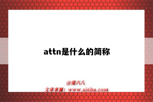 attn是什么的簡(jiǎn)稱(chēng)-圖1